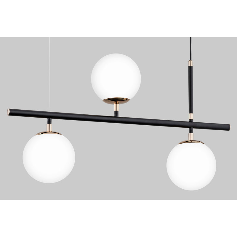 Bermudes - Light Metal Kitchen Island Pendant, White