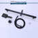 33.86” Solid Brass Multi Function Handheld Shower Head with Slide Bar
