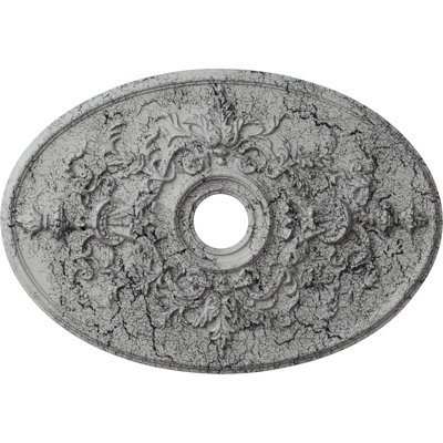 Médaillon de plafond Alexa l 30 3/4 po x H 21 1/4 po x P 3 7/8 po x P 1 5/8 po (convient aux auvents jusqu'à 5 5/8 po)