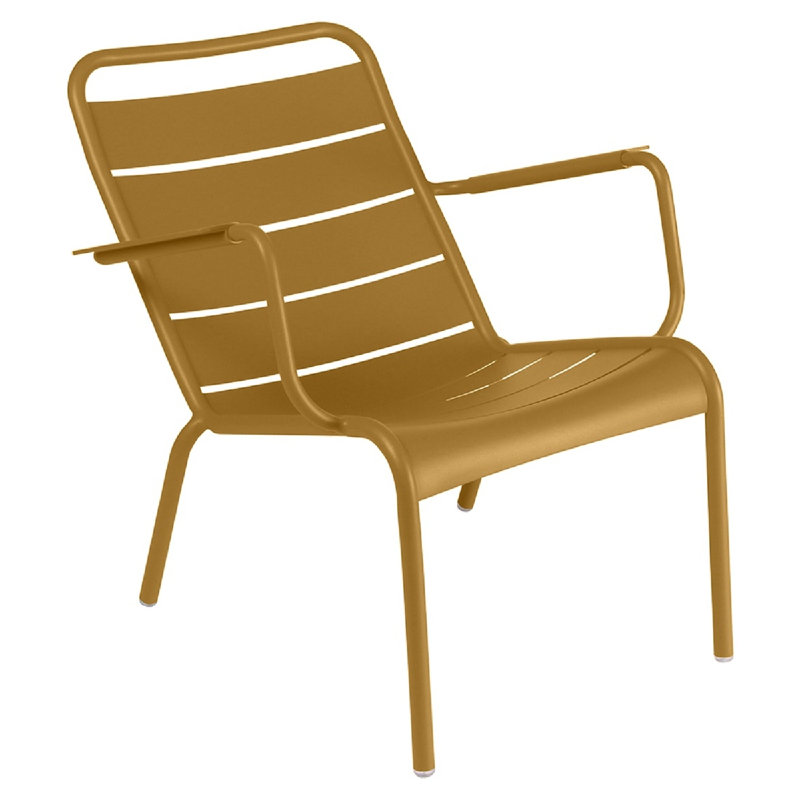 Luxembourg Stacking Patio Dining Armchair, Gingerbread