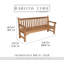 Glenham Outdoor Teak Bench-758949457