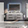 Zakis 57'' Double Bathroom Vanity with Acrylic Top