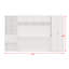 Lit escamotable Murphy avec placard, tiroirs et tablettes-1011556341