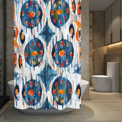 Rideau de douche simple Ikat