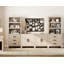 Garde-manger modulaire avec 2 tiroirs et 2 portes, buffet de rangement ouvert en bois de 74,2 po de hauteur, garde-manger Farmhouse avec tablette réglable pour la salle à manger, beige-372995019