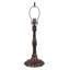 Lampe de table pontife rose 31 po de hauteur et tissu 31 po