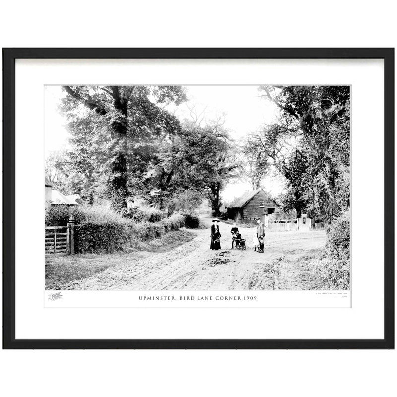 Upminster, Bird Lane Corner 1909 by Francis Frith - Single Picture Frame Print, 45cm H x 60cm W x 2.3cm D