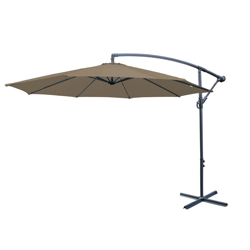 300cm Cantilever Parasol, Brown