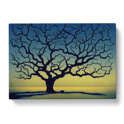 Enlightened Oak Tree - Wrapped Canvas