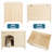 Petsfit Folding Cat House, No Tools Required for Assembly, Cat house Furniture, Indoor Dog House for Small Dog, 35.5"L × 23.5"W × 27"H