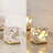 Clingmans 4.63" Modern Glam Terrazzo Rechargeable/Cordless Dimmable LED Mini Table Lamp with Touch Sensor