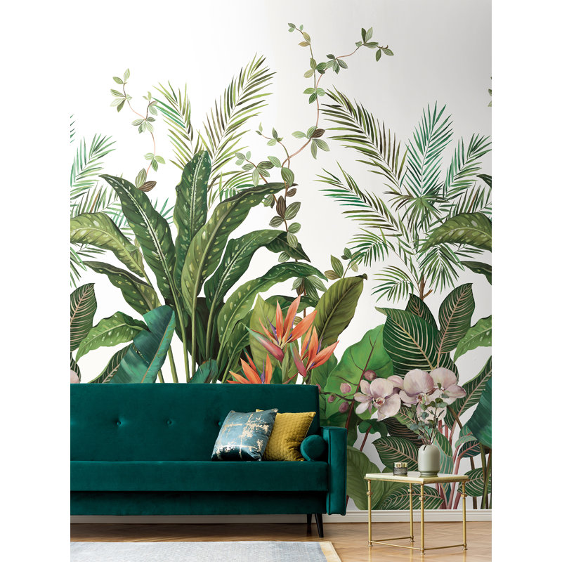 Ulrica Floral Wallpaper, White