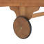 Chaise longue simple inclinable en eucalyptus avec coussins 78,70 po Jivera-294204705-294204717