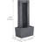 29"H Outdoor Water Fountain - Demeter Design With LED Lights For Garden Patio Landscape Decor