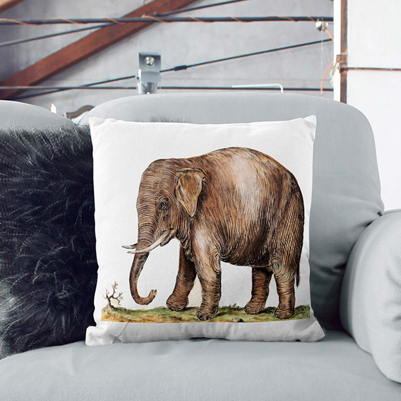 Square Throw Cushion, 55cm H x 55cm W x 20cm D