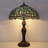Tiffany Table Lamp Stained Glass Dragonfly Style 16X16X24 Inch Antique Reading Light-2121556240