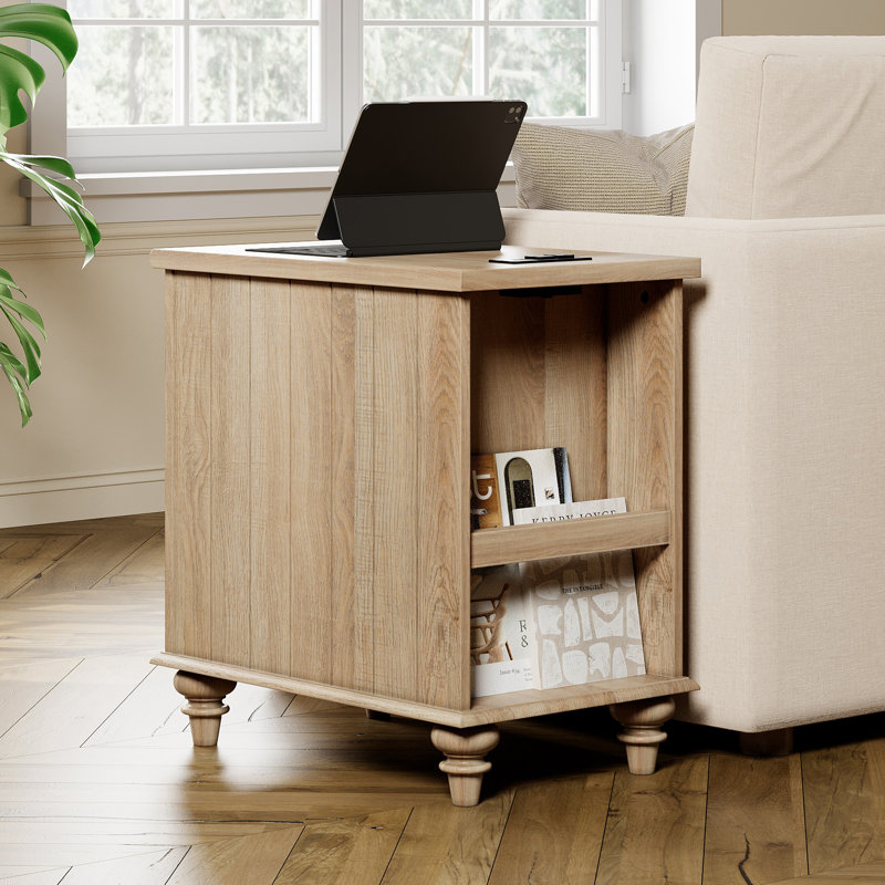 Ensemble de table de salon 3 pièces Adoniah, Oak/Oak