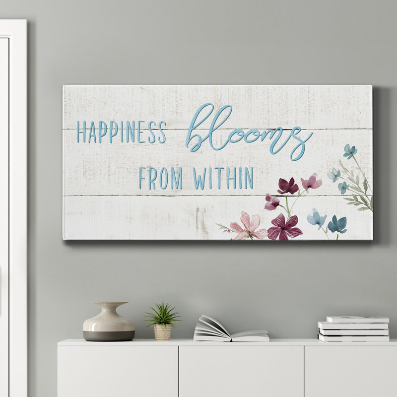 " Happiness Blooms ", 40" H x 20" W 1.5" D