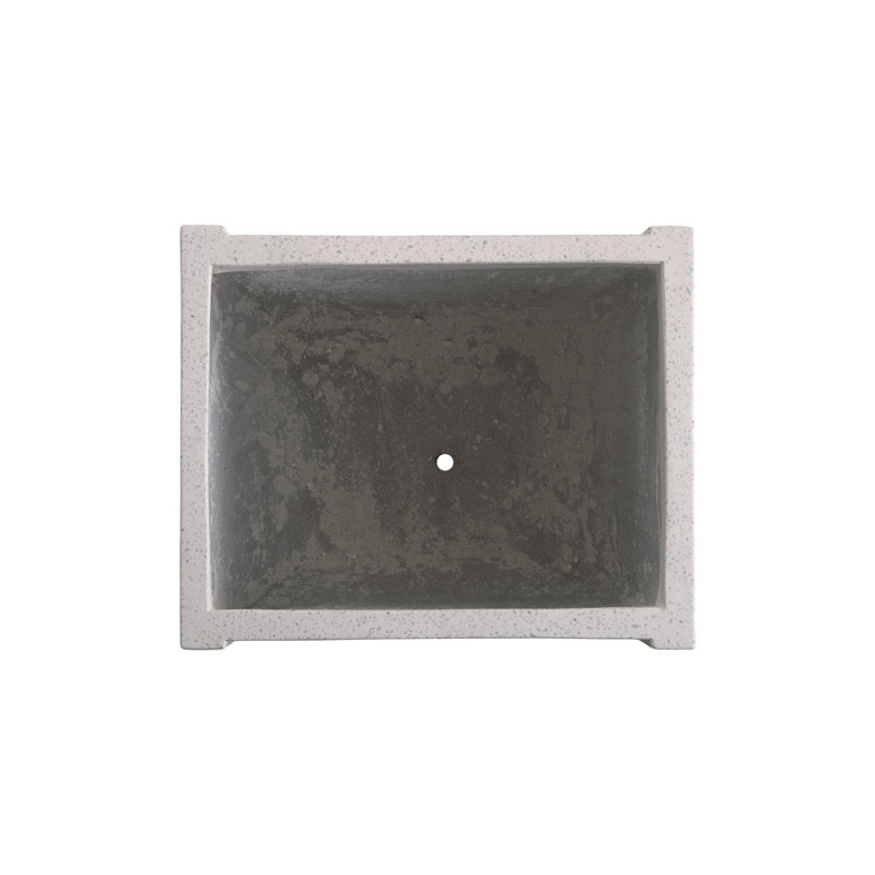 Pot à fleurs Tynae, Blanc, H 84 po x l 15 po x P 36 po