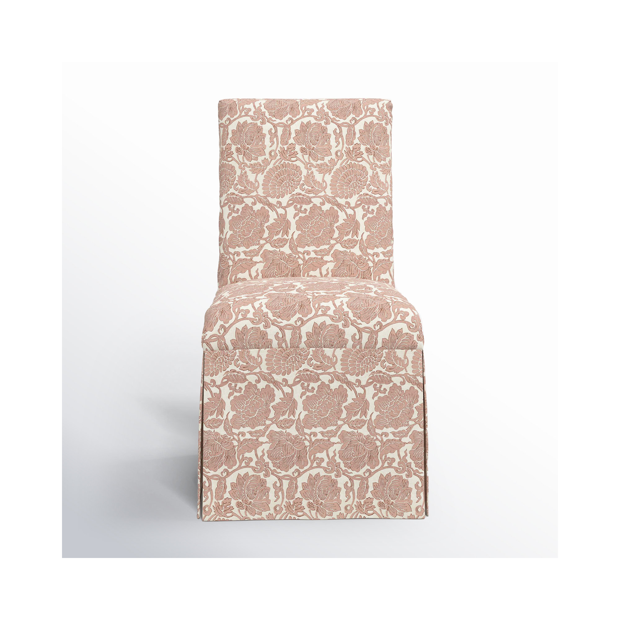 Ivanka Upholstered Parsons Chair, Japanais Dusty Pink