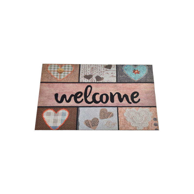Durable PVC Doormat, Non-Slip Underside, 15.7 x 23.6 inches | 100% PVC Material, Machine Washable at 86°F | Perfect for Indoor & Outdoor Use, Easy to Clean, Stylish & Functional Welcome Mat