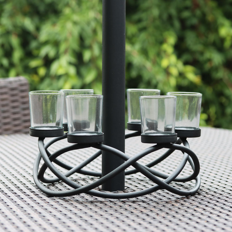 Defaria Iron Tabletop Candlestick