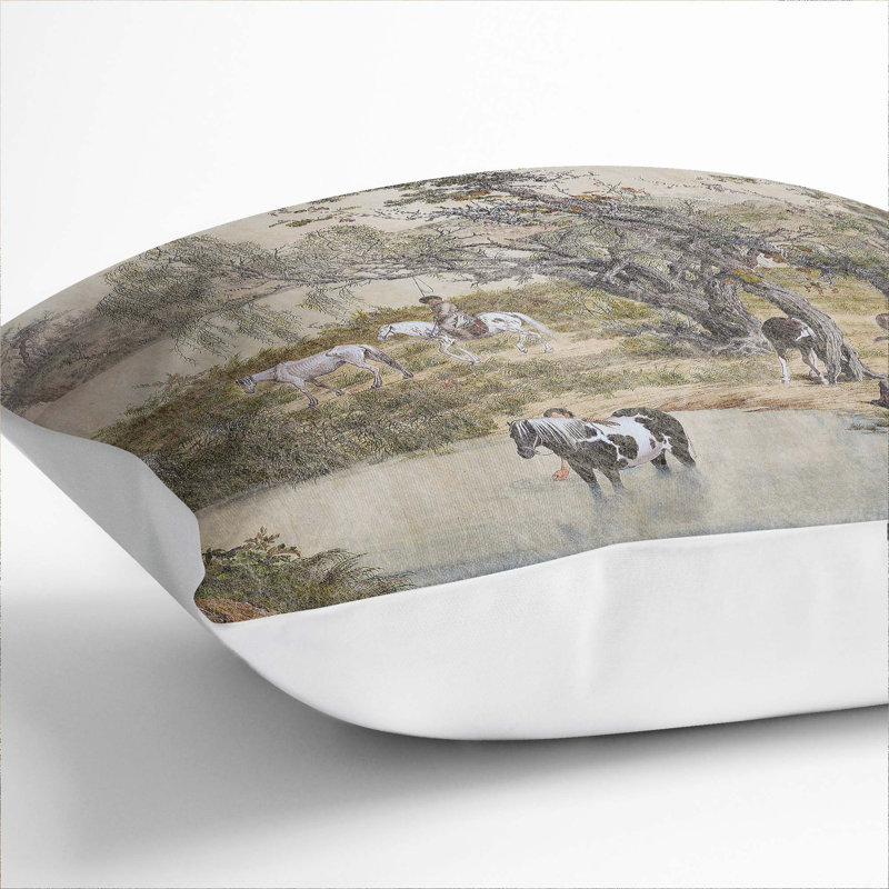 Square Throw Cushion, White, 40cm H x 40cm W x 15cm D