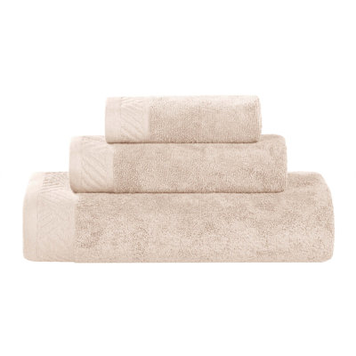Ensemble de serviettes de bain 3 pièces en coton égyptien Olender