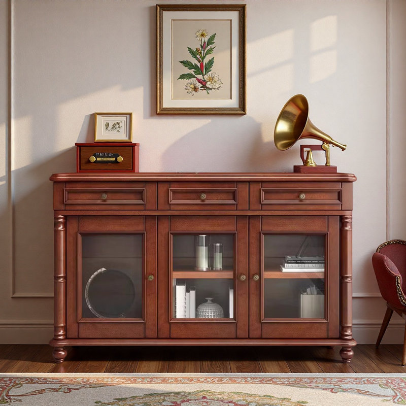 Buffet multifonctionnel en bois massif