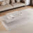 Modern Rectangular Coffee Table With Led Lights, 2 Drawers And Open Storage Shelf-769219627