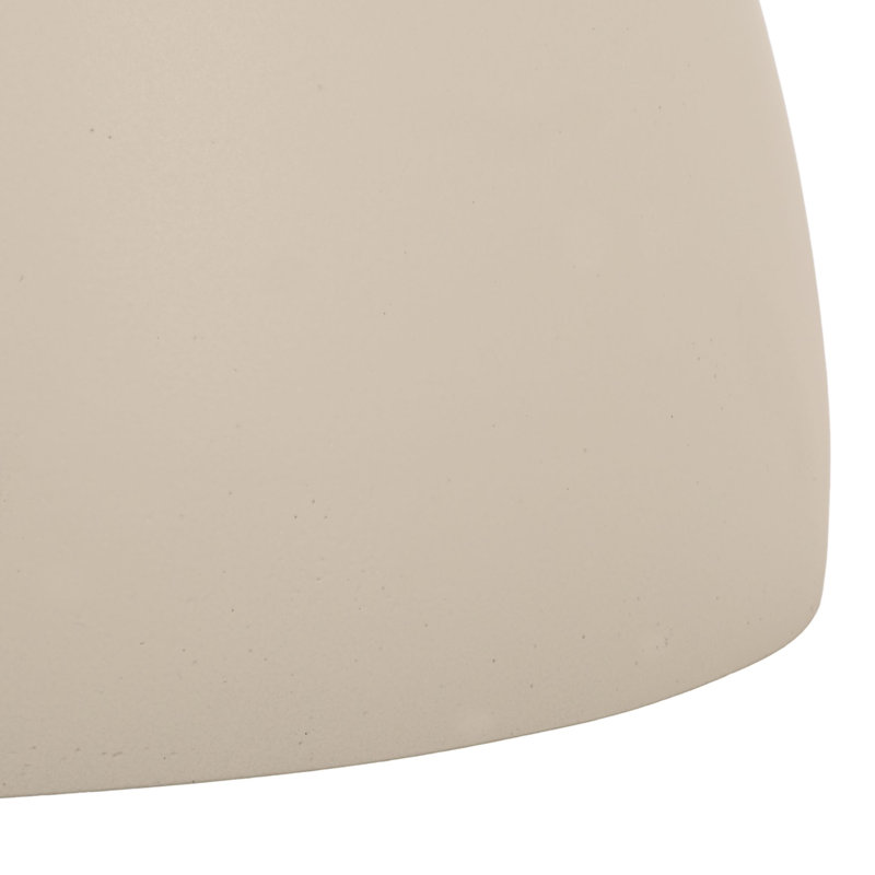 Aurielle Hourglass Accent Table, Ivory
