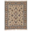 Hand Knotted Wool Oriental Area Rug in Ivory And Rose