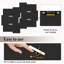 Cadre de collage décalé intégré, cadre blanc mat pour photos standard de 4 x 6