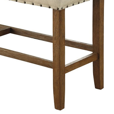 Yarmouth Polyester Blend Upholstered Bench