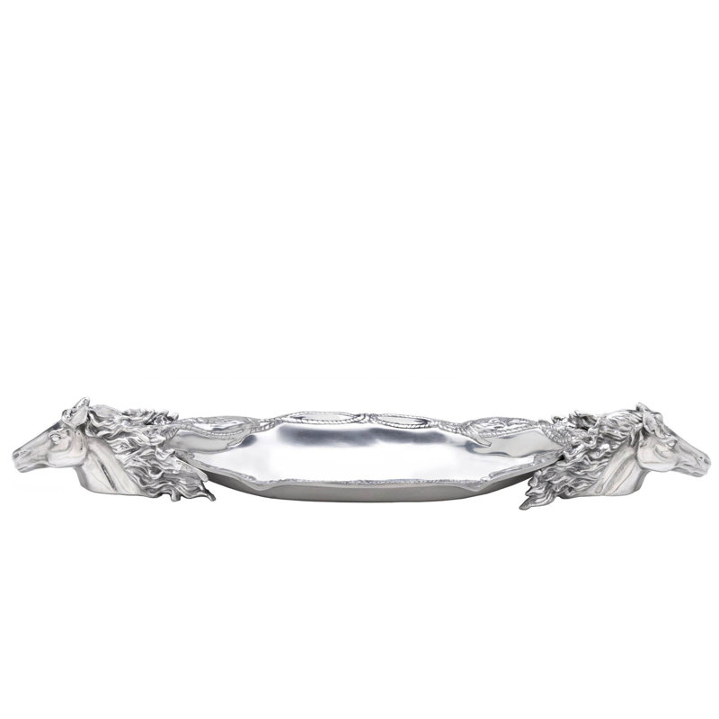 Equestrian Metal Tray