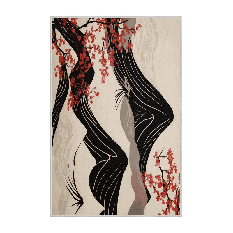 Twilight Blossom Rug, Rectangle 8' x 12'