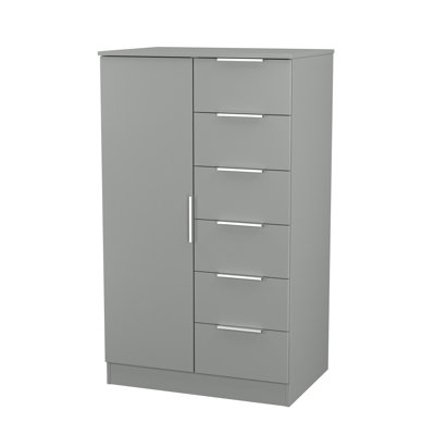 Biernat 1 Door 5 Drawer Kids Robe