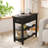 Wood Narrow Sided, Table Sofa Side Table with Drawers and Partition in 180 Flip Over Design-765032753