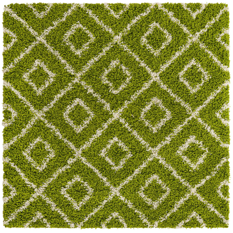 Geometric Indoor Rug, Square 6'