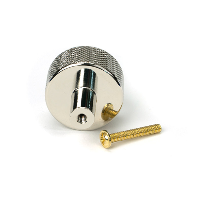 Round Knob, 3 cm, Polished Nickel