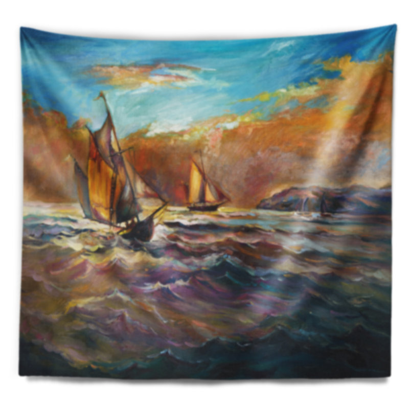 Polyester Tapestry, 68" H x 80" W