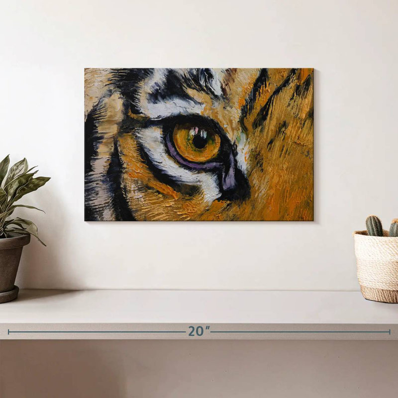Brampt Tiger Eye, 8" H x 12" W