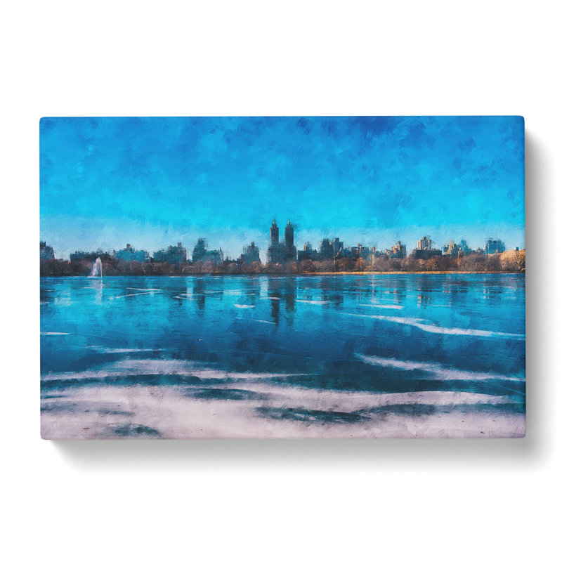 View Of New York - Wrapped Canvas Painting, 40cm H x 60cm W x 3cm D