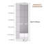 Glass Display Cabinet with Sensor RGB Lights, Wine Cabinet with Lock-394837290