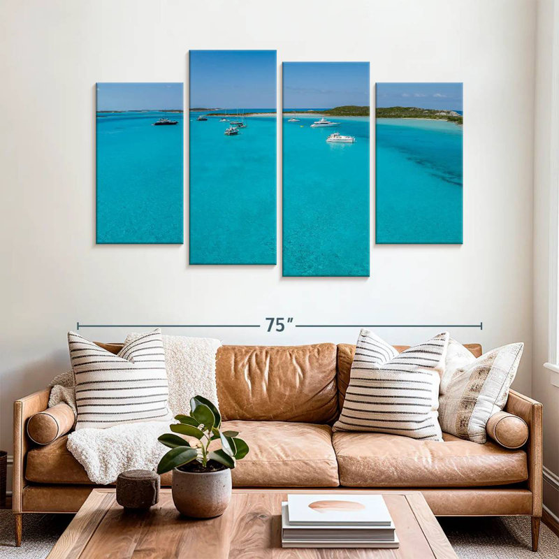 Gillard The Exumas Bahamas, H 42 po x l 68 po