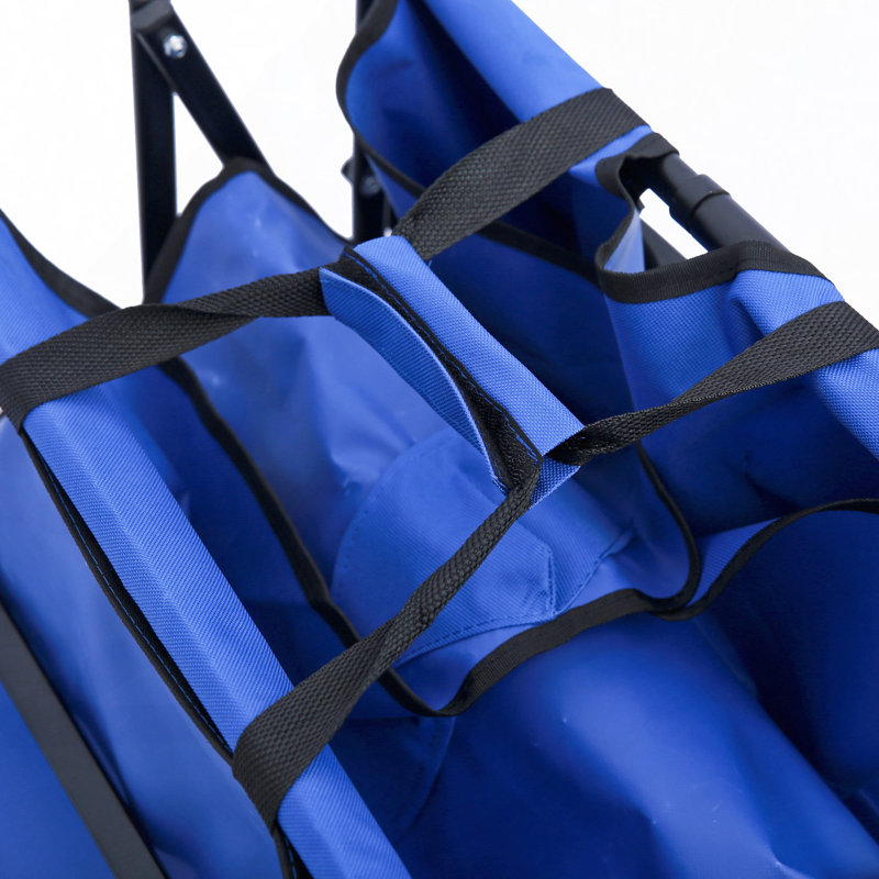 Chariot de plage pliable, Bleu