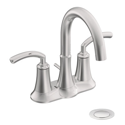 Icon Two Handle Centerset High Arc Bathroom Faucet