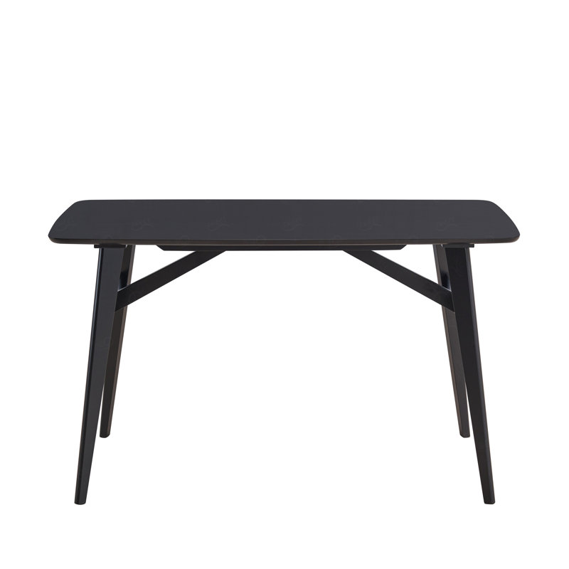 Table de salle à manger à finition noire