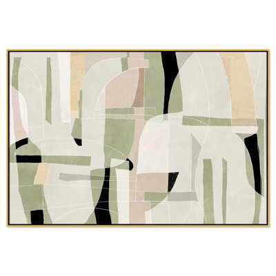 Sunny Barcelona - Floater Frame Canvas