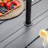 Staghorn 37" Square Patio Dining Table, All-Weather Metal Frame with Umbrella Hole & Adjustable Foot Pads, Black